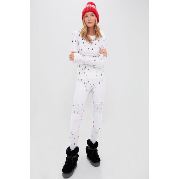 PERFECT MOMENT Dede Ski Print Perfect Active Legging Size S NWT - Picture 6 of 8